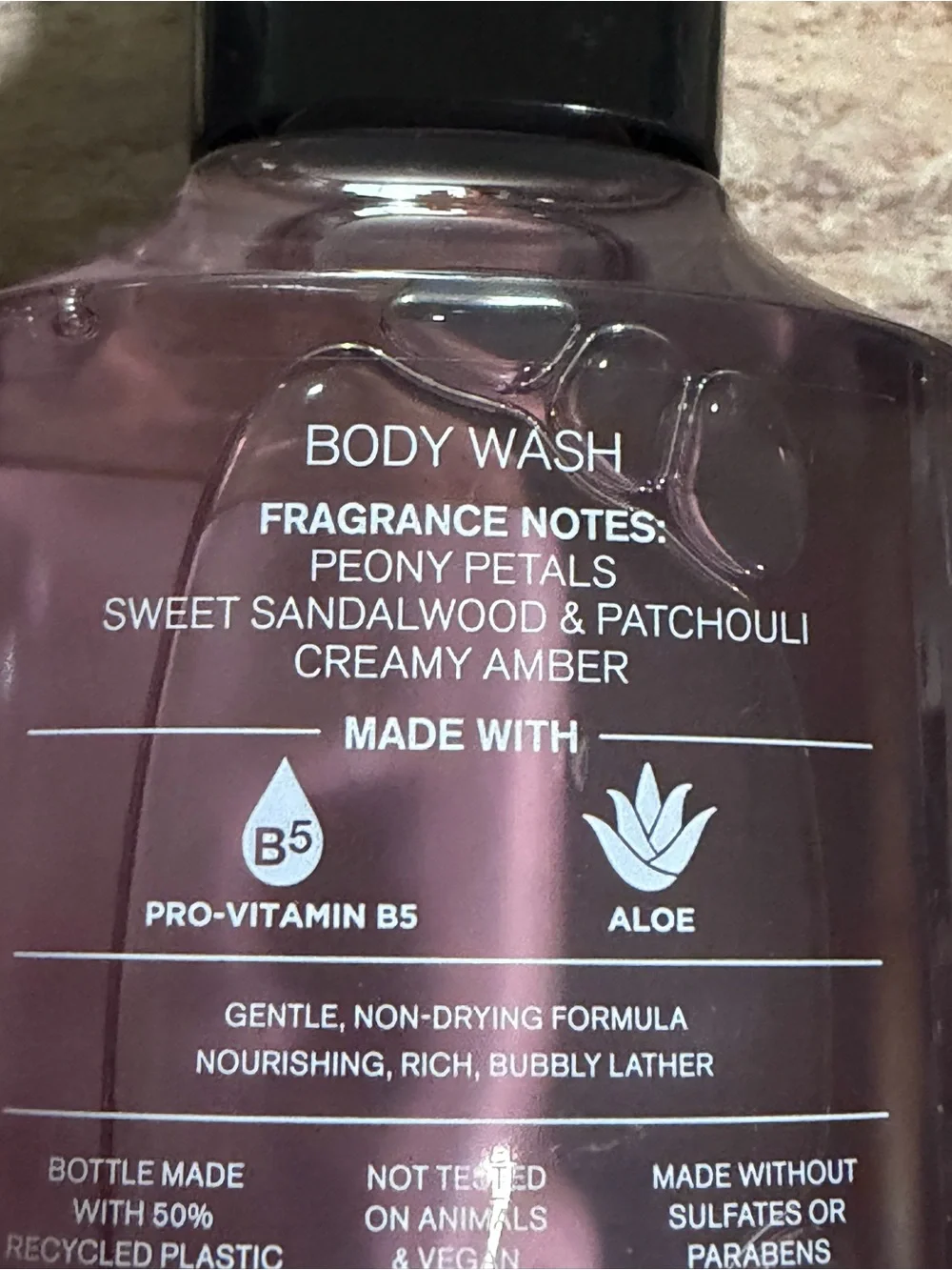 Bath & Body Works Discontinued Black Amethyst Body Wash, Mist, Body Lotion Trio